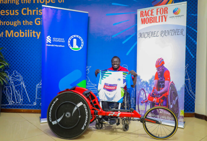  Panther takes marathon challenge to raise 200 wheelchairs