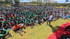 Governor Simba Arati addressing the Green Army.