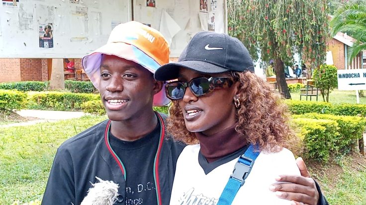 Fanta content creators Ronno and Nasieku interact with students during the launch of the Fanta “Sikizia Utamu” UGC Challenge at Maseno University.