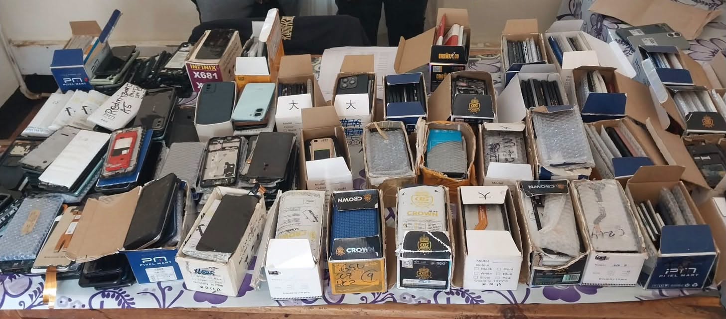 Hundreds of phones found in Kisii repair shop raid