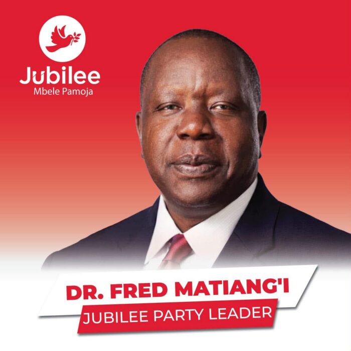 Uhuru hands Jubilee leadership to Matiang’i, backs him for 2027