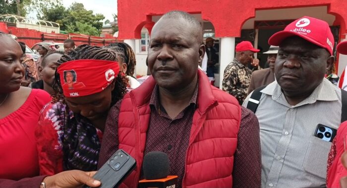  Nyamira Jubilee leaders invoke 2002 election as they back Matiang’i