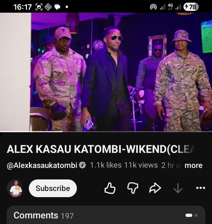 Katombi ordered to pull down ‘Wikend’ music video